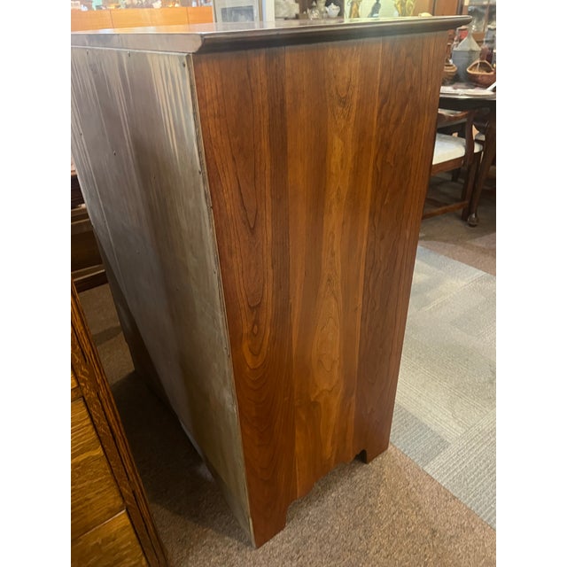 L. G. Stickley Solid Cherry Arts and Crafts Mission Chest of Drawers Dresser For Sale - Image 6 of 8