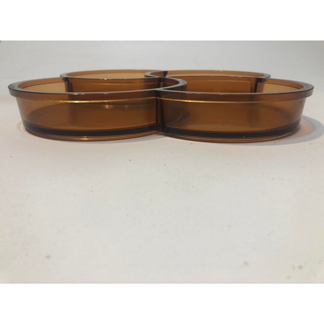 1980s Pair of Vintage Dansk "Spiral" 4-Compartment Acrylic Trays by Gunnar Cyrén For Sale - Image 5 of 11