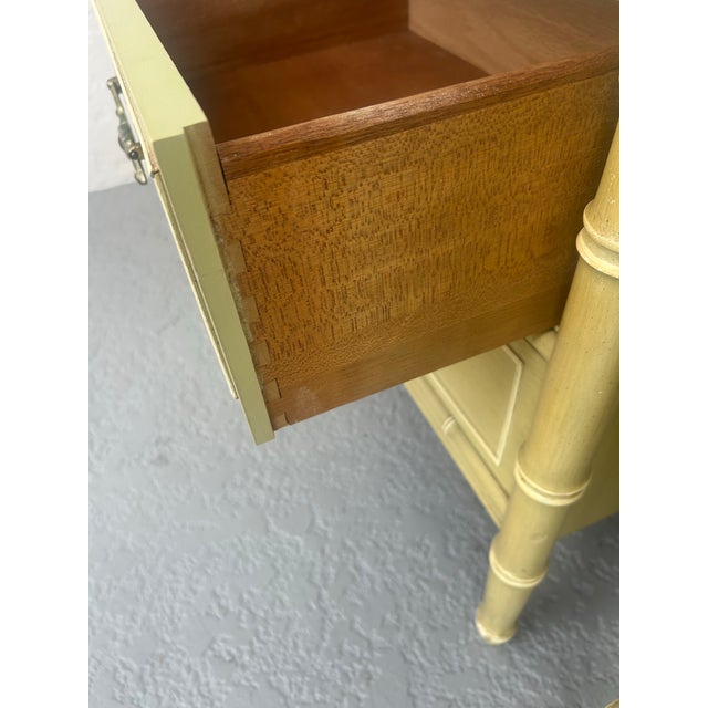 Wood Vintage Henry Link Bali Hai Nightstands Set of 2 Original Finish For Sale - Image 7 of 11