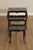 Wood Rococo Style Set of Three Marble Top Mahogany Nesting Tables For Sale - Image 7 of 18