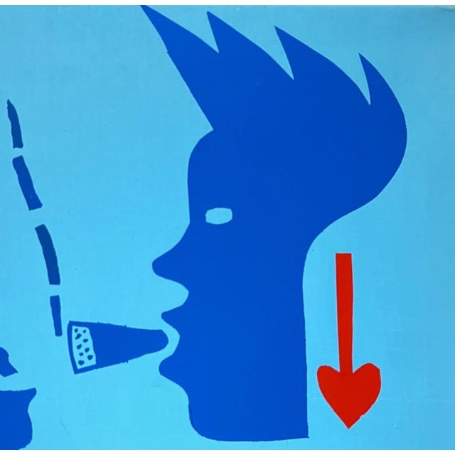 1990s Alexandre Schaller, Ephemeral Trail, Acrylic on Canvas, 1990s For Sale - Image 5 of 10