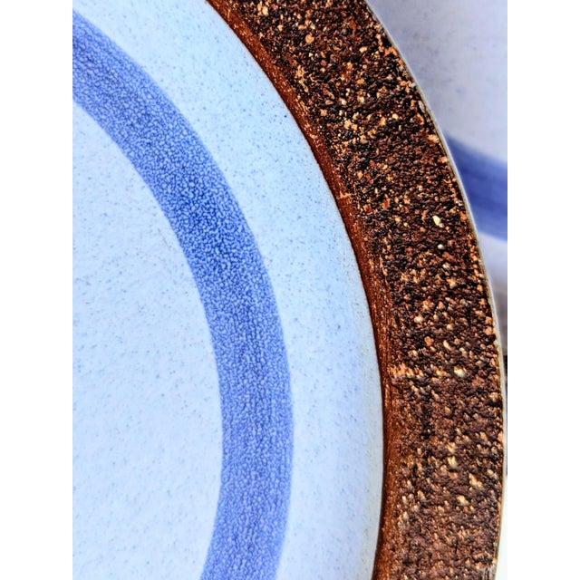 1950s 1950s Mid-Century Modern Swedish Gabriel Keramik Dinner Plates, Set of 8 For Sale - Image 5 of 5