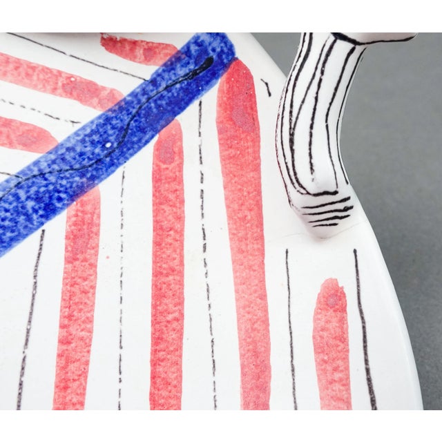 Mid 20th Century Stig Lindberg Gustavsberg Sweden Leaf Art Pottery Bowl Dish For Sale - Image 11 of 12