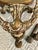 Metal Antique French Rococo Revival Cast Brass Door Knocker With Original Painted Patina c.1900 For Sale - Image 7 of 11