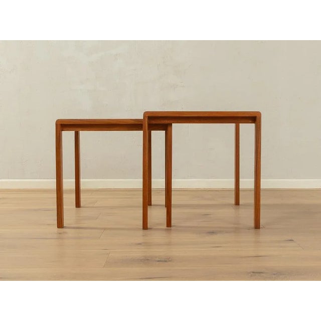 Wood Nesting Tables, 1960s, Set of 2 For Sale - Image 7 of 10