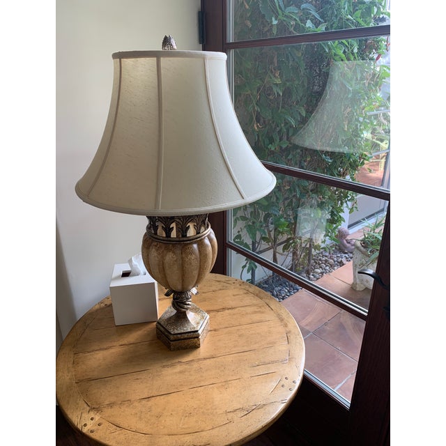 Elegant decorative table lamp by Fine Art, purchased in the early 2000s and believed to be from the Midsummer Night’s...
