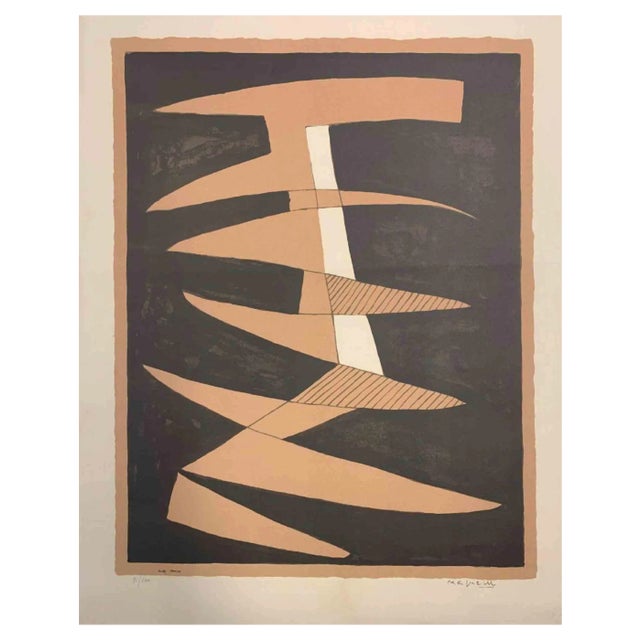 Alberto Magnelli, Untitled, Original Lithograph, 1945 For Sale