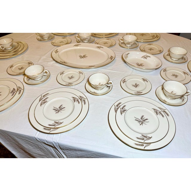 Lenox Harvest China Dinnerware Service for Eight, 42 Pieces For Sale - Image 10 of 11