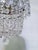 Brass Vintage Hollywood Regency Brass Tiered Crystal Basket Chandelier For Sale - Image 8 of 11