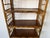 1970's Vintage Coastal Bamboo Rattan Arched Etagere Shelf For Sale - Image 9 of 14