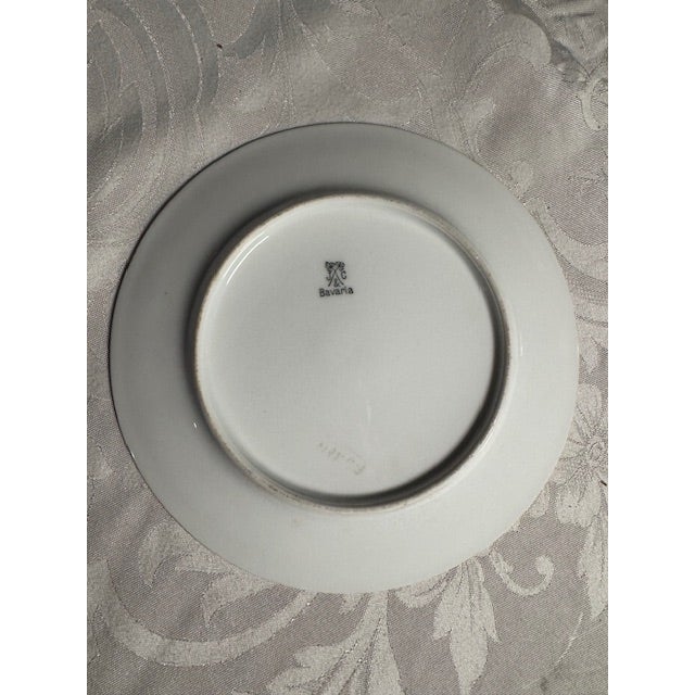 Antique J&c Bavaria 1898-1923 "Art Nouveau" Hand Painted Plates. Each Plate Different - Set of 10 For Sale - Image 9 of 13