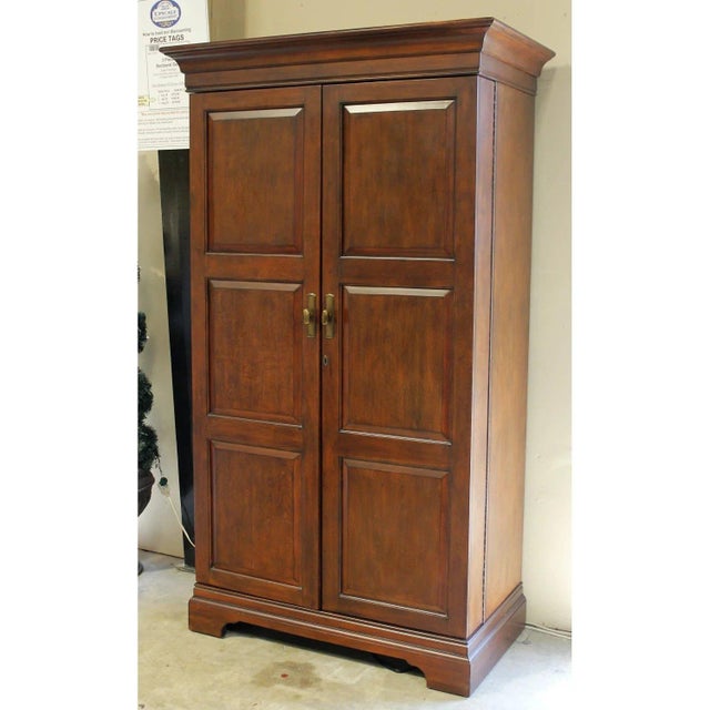 Late 20th Century Late 20th Century Howard Miller 'Sonoma' Wine & Bar Cabinet For Sale - Image 5 of 10