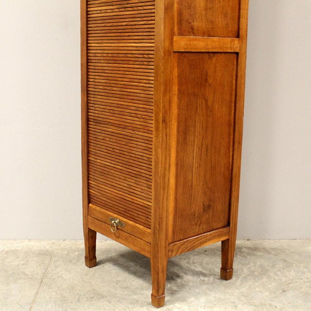 Vintage Filing Cabinet in Oak, 1920s For Sale - Image 14 of 16