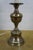 Vintage Brass Colonial Candlestick Crewel Shade Vanity Boudoir Lamp 19" For Sale - Image 6 of 14