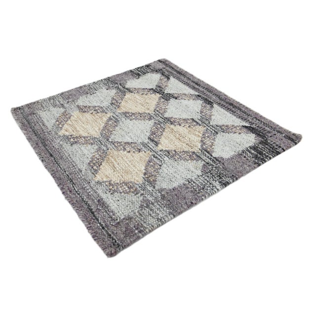 Apadana's Modern Swedish Style Handwoven wool custom rug. Custom sizes and colors made-to-order. Material: Wool....