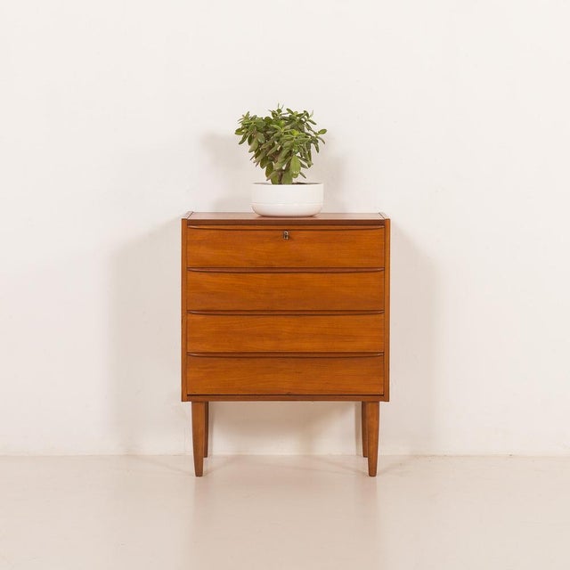 Mid-Century Modern Danish Teak Chest of Drawers, 1970s For Sale - Image 3 of 13