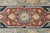Textile Antique Persian Tabriz Botanic Blue Red Beige Handmade Wool Carpet For Sale - Image 7 of 10
