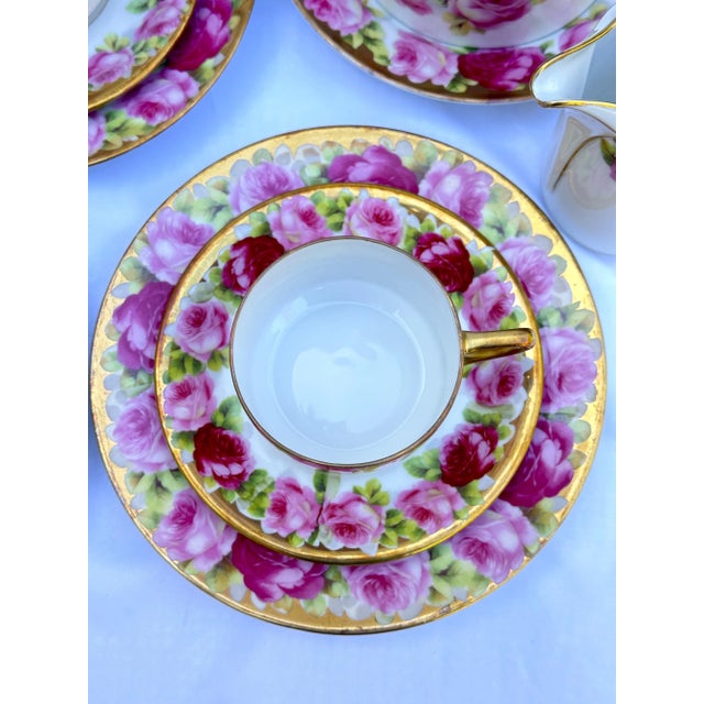 Antique Beyer & Bock Tausendschön 42-Piece Porcelain Service for 12, C. 1905–1931 For Sale - Image 4 of 10