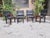 Arcadia Armchairs in Black Leather by Paolo Piva for B&B Italia, 1980s, Set of 4 For Sale - Image 9 of 10