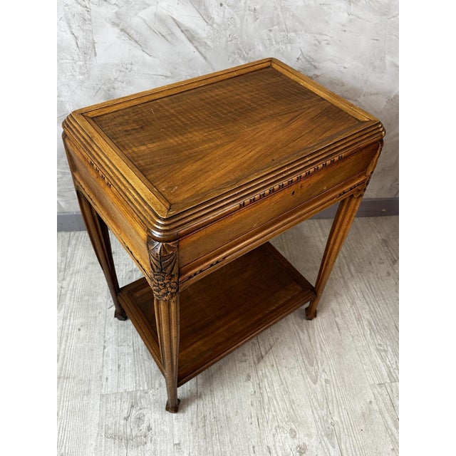 Art Nouveau Dressing Table in Walnut, 1890s For Sale - Image 6 of 14