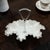 Mid-Century Modern 1950’s Fenton Milk Glass Bon Bon Dish With Silver Crest Rim and Metal Handle For Sale - Image 3 of 10