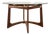 Styled After 1960s Adrian Pearsall Rare Sculptural Walnut & Glass Dining Table For Sale