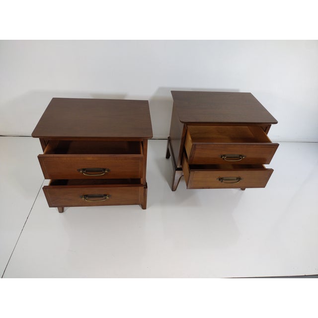 1940s Vintage Night Stands - a Pair For Sale - Image 4 of 13