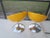 1970s Vintage Space Age Half Egg Chairs with Chrome Pedestal Bases From 1970s For Sale In Naples, FL - Image 6 of 12
