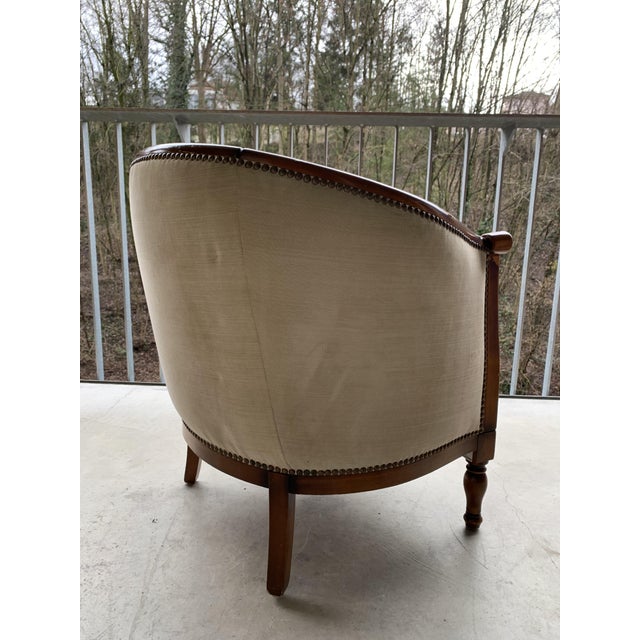 Art Deco Armchair in the style of Paul Iribe, 1940s For Sale - Image 10 of 13