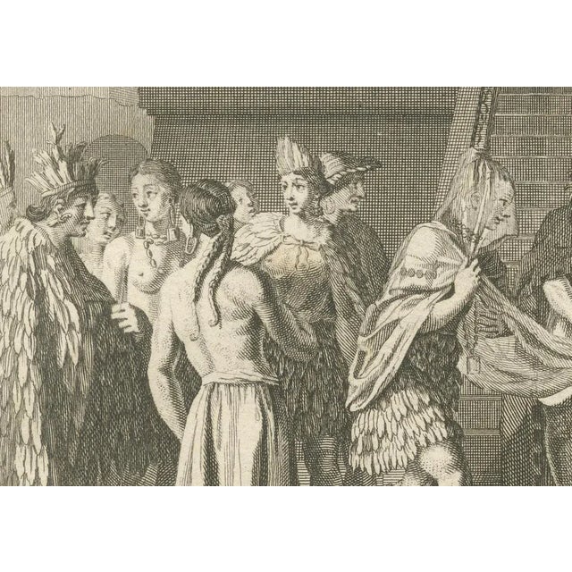 Early 18th Century Picart, Marriage and Infant Rituals Among the Mexicans, Engraving, 1734 For Sale - Image 5 of 11