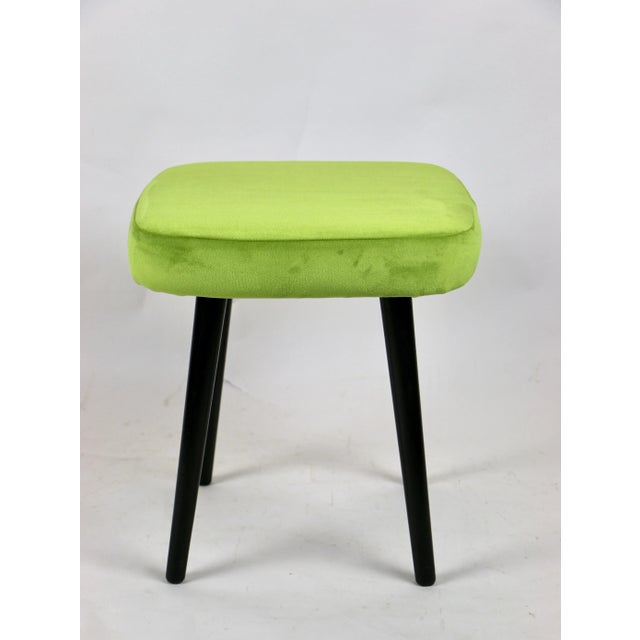Vintage Green Stool, 1970s For Sale - Image 6 of 6