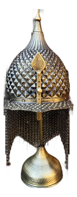 Double Hammered Brass Helmet