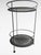 Mid-Century Modern Vintage French Modernist Fermob "Guinguette" Perforated Steel Two-Tier Table For Sale - Image 3 of 9