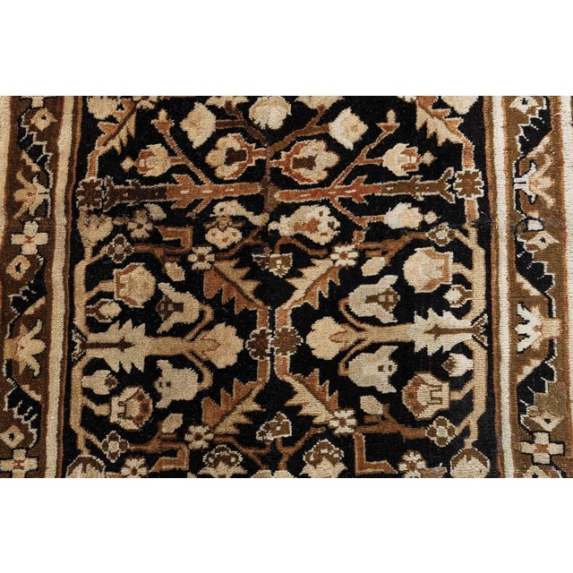 Indian Doris Leslie Blau Antique Agra Indian Beige Runner - c. 1920 (Size Adjusted) For Sale - Image 3 of 9