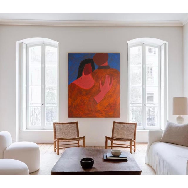 Bodasca, Near You Blue Version, 2026, Acrylic on Canvas For Sale - Image 6 of 12
