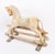 Mid-Century French Blond Polychromed Rocking Horse, 1940s For Sale - Image 10 of 13