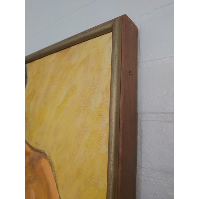 Late 20th Century Fumiko Shido Nude Oil Painting, Framed For Sale In New York - Image 6 of 7