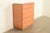 An exceptional Mid-Century Modern five-drawer solid birch highboy dresser or chest of drawers By Heywood Wakefield,...