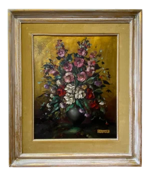 Oskar Knapp (German, 1914-1987) Floral Still Life C.1950
