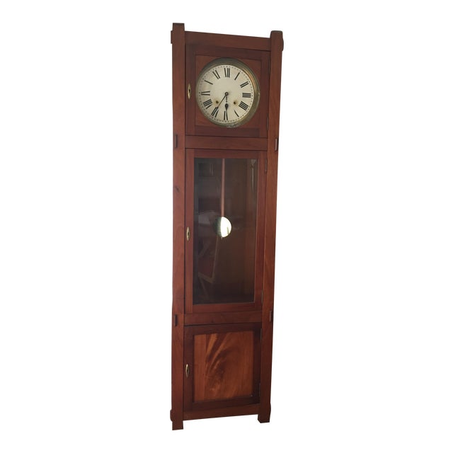 Sessions Co Antique Mission Grandfather Clock Chairish