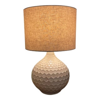 Livabliss Rustic Emma Table Lamp With Glazed Ceramic Base For Sale