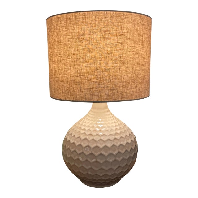 Livabliss Rustic Emma Table Lamp With Glazed Ceramic Base For Sale