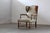 1930s Vintage Earflap Dover Wingback Oak Armchair, Denmark, 1930s For Sale - Image 5 of 18
