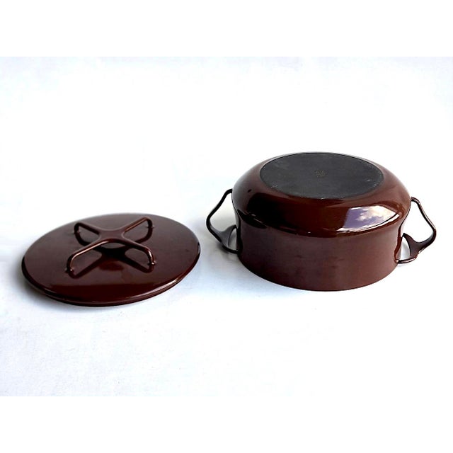 Dansk 1970s Dansk Kobenstyle 2 Quart Casserole Pot With Trivet Lid, Designed by Jens H. Quistgaard For Sale - Image 4 of 14