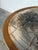 Oak Inset Tile Top Oval Coffee Table With Scalloped Apron Vintage Mid-Century Modern 1970s For Sale - Image 9 of 10