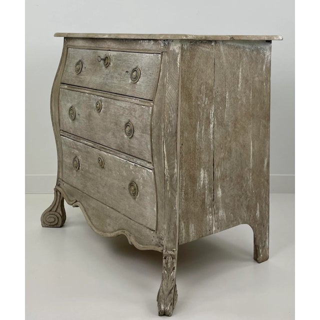 19th Century Dutch Gray Oak Commode For Sale In Nashville - Image 6 of 10