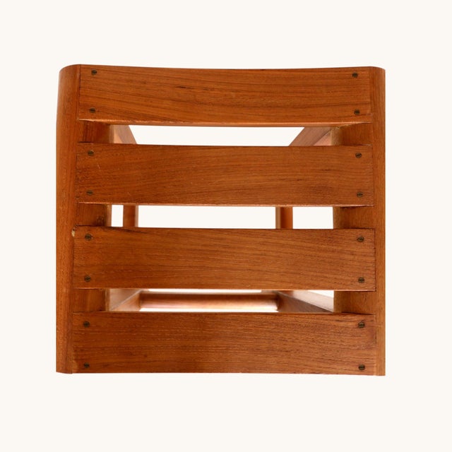 1960s Teak Stool Inspired by Pierre Chapo, USA, 1960s For Sale - Image 5 of 7