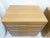 Pair of oak bedside four drawer chests made by Sligh in Grand Rapids, 30"H x 30"W x 21"D.