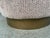 Vintage Modern Barrel Swivel Accent Chair in Blush Textured Velvet For Sale - Image 12 of 12