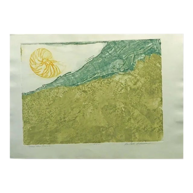 Lin Carte Anderson, Below the Brine, Original Art Etching on Paper For Sale